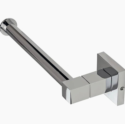 Porta rotolo per carta igienica in acciaio con fissaggio versatile - ambraled