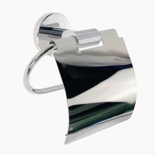 Porta rotolo per carta igienica in acciaio, modello Stella - ambraled