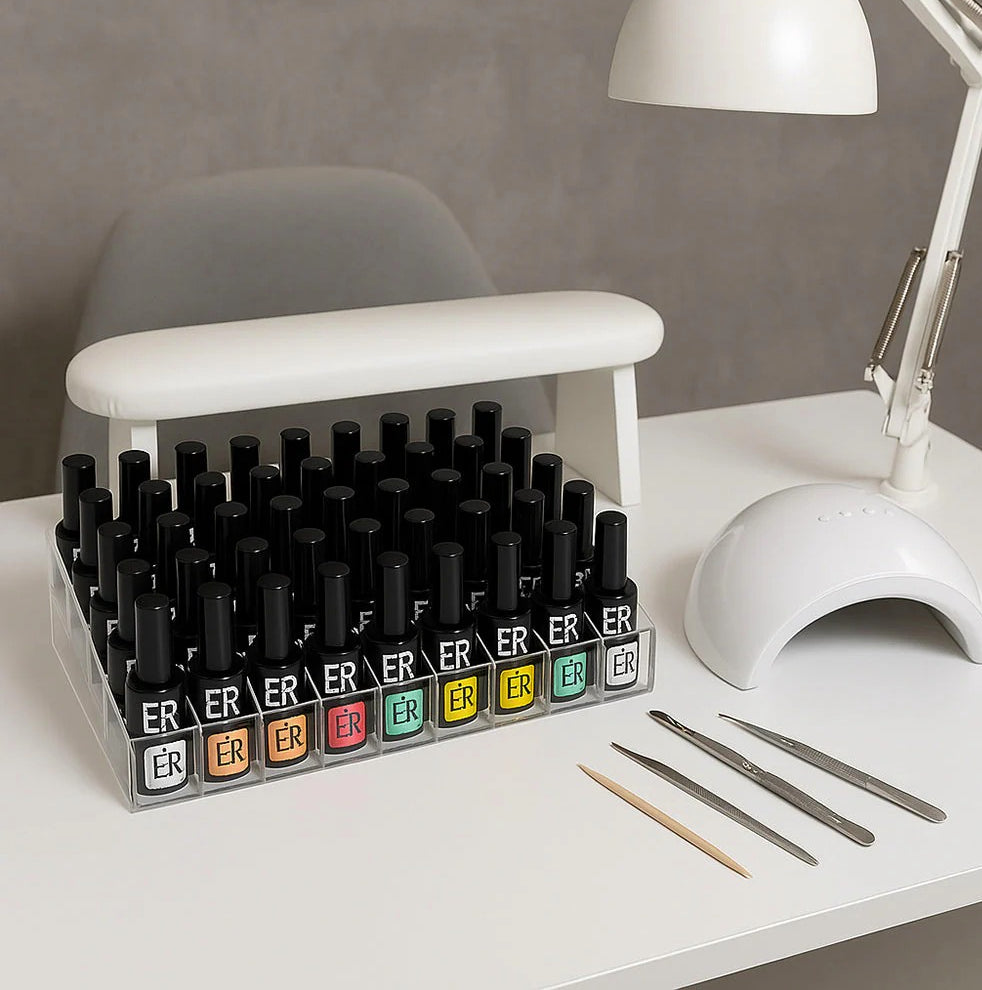 Organizer trucchi 36 scomparti – smalti, rossetti e cosmetici - ambraled