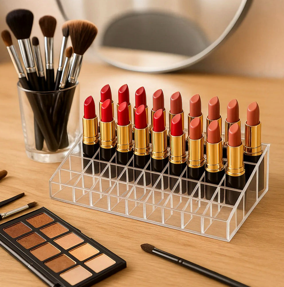 Organizer trucchi 36 scomparti – smalti, rossetti e cosmetici - ambraled