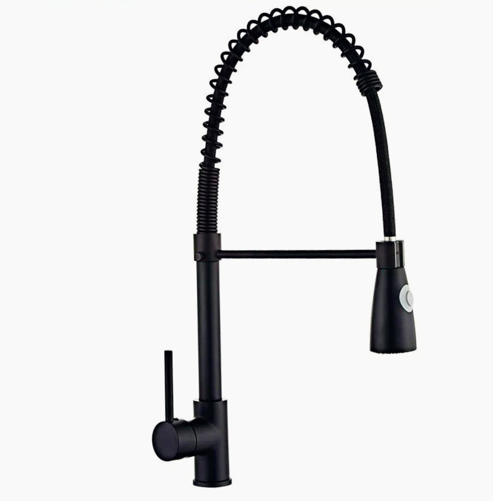 Rubinetto per cucina a canna alta con 2 getti d'acqua orientabile - design pratico e versatile