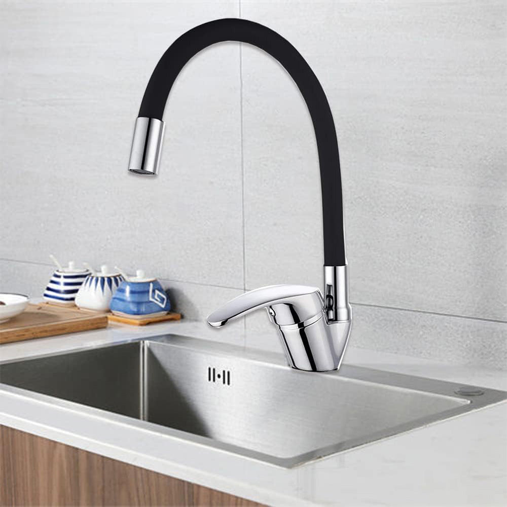 Rubinetto da lavello canna alta flessibile in silicone orientabile - pratico e funzionale