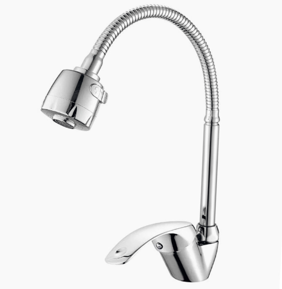 Rubinetto a canna flessibile da lavello cucina con doccetta 2 getti – pratico e versatile