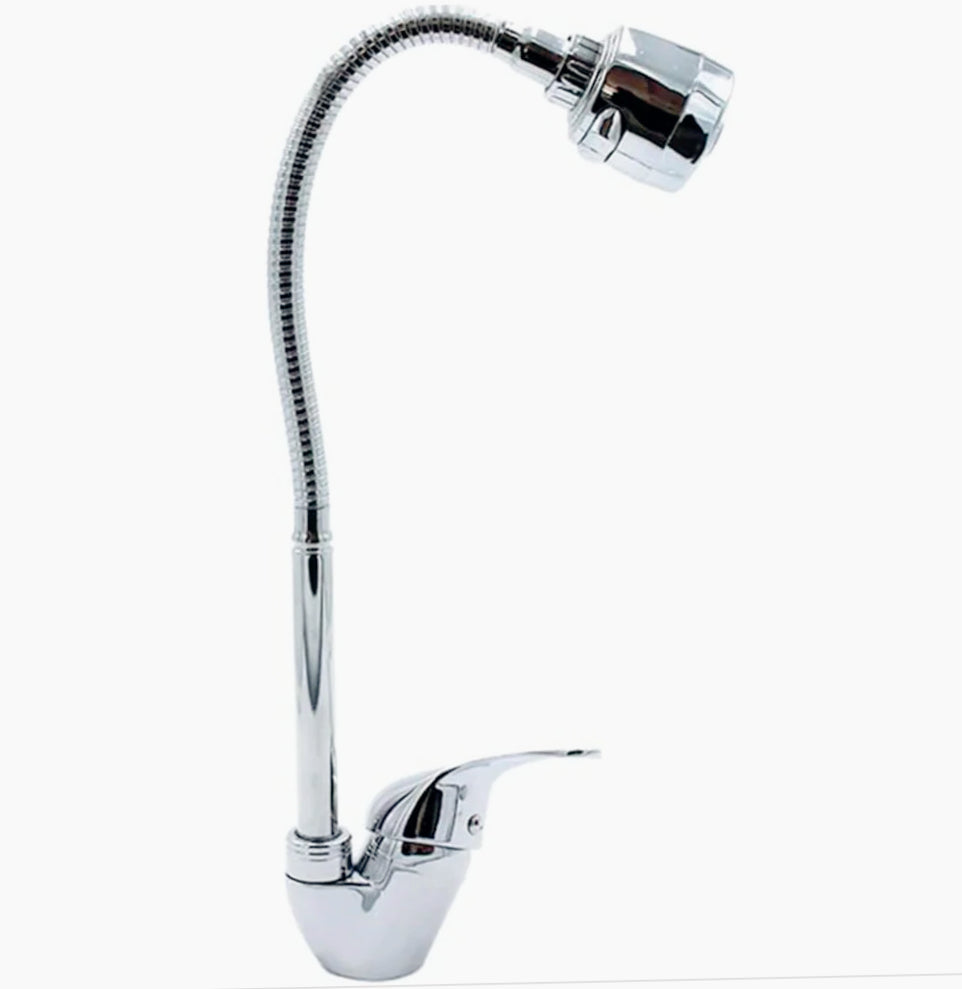 Rubinetto a canna flessibile da lavello cucina con doccetta 2 getti – pratico e versatile