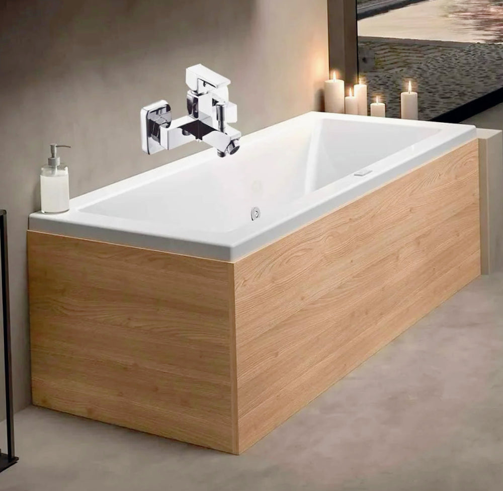 Rubinetto vasca da bagno cromato lucido modello Firenze - elegante e resistente