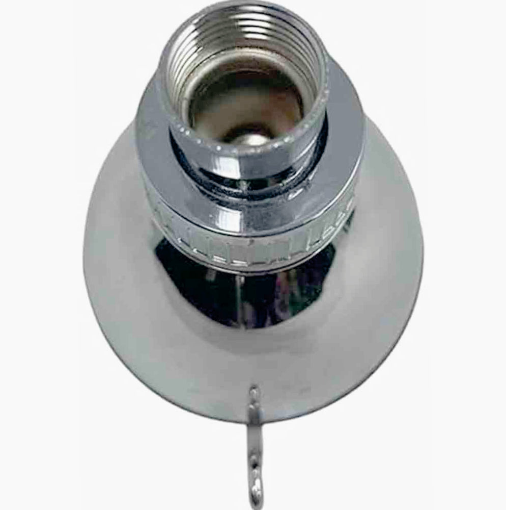 Soffione per doccia tondo cromato lucido – Multigetto, diametro 7 cm - ambraled
