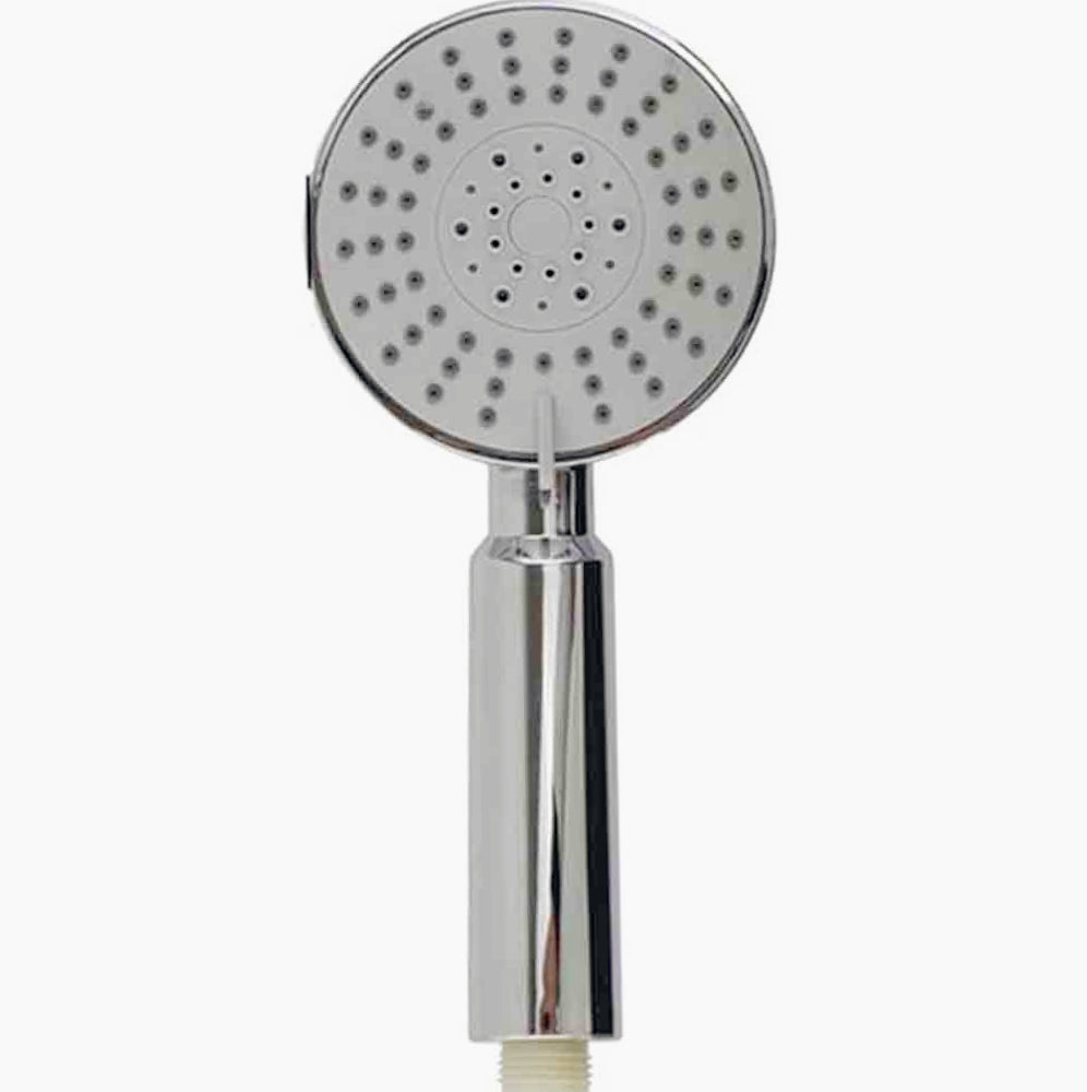Soffione universale cromato lucido 1/2" – Con supporto flessibile e doccetta multigetto - ambraled
