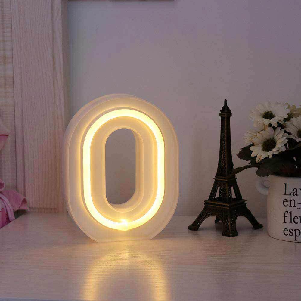 Lettere luminose LED dalla A alla Z – Decorazione festa con luce calda - ambraled