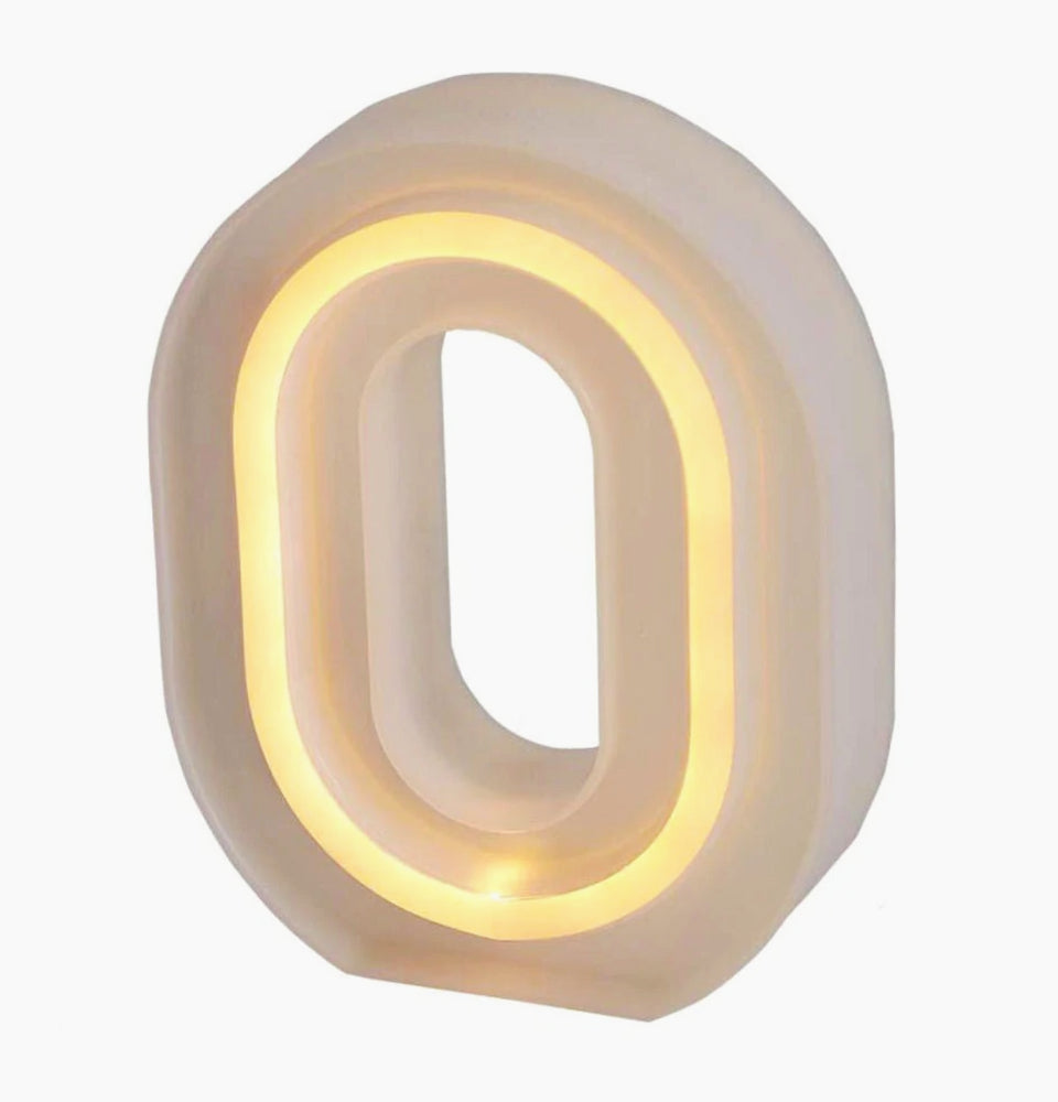 Lettere luminose LED dalla A alla Z – Decorazione festa con luce calda - ambraled