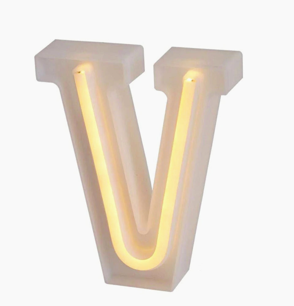 Lettere luminose LED dalla A alla Z – Decorazione festa con luce calda - ambraled