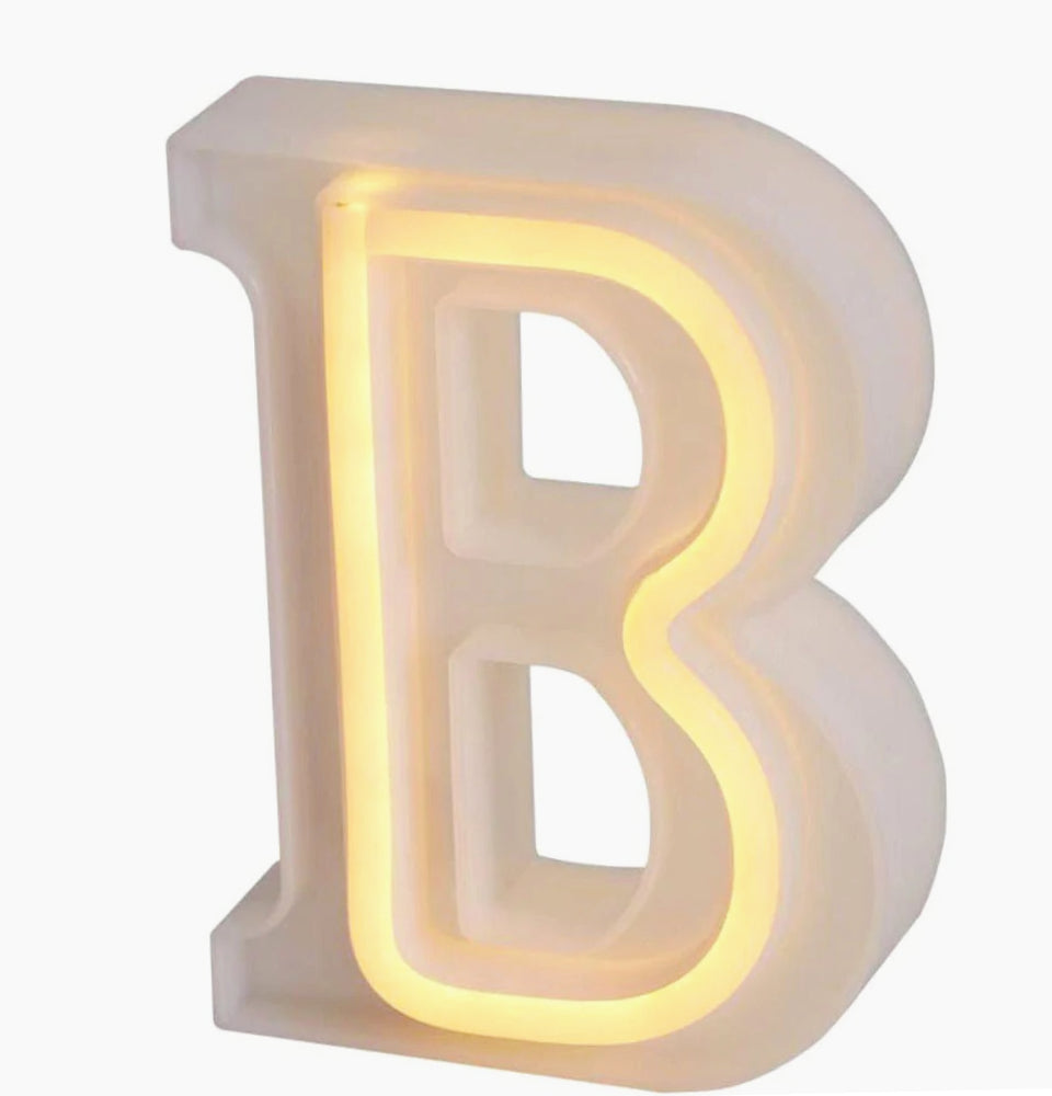 Lettere luminose LED dalla A alla Z – Decorazione festa con luce calda - ambraled