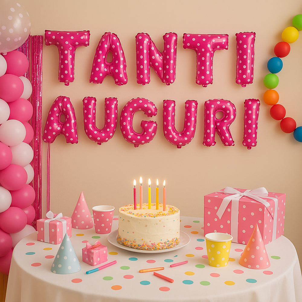 Palloncini "Tanti Auguri" – decorazione feste party - ambraled