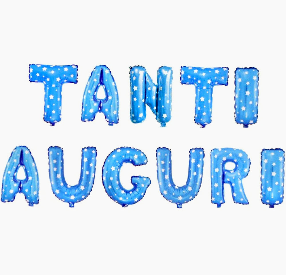 Palloncini "Tanti Auguri" – decorazione feste party - ambraled
