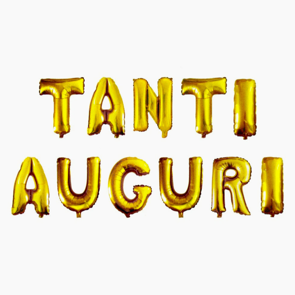 Palloncini "Tanti Auguri" – decorazione feste party - ambraled