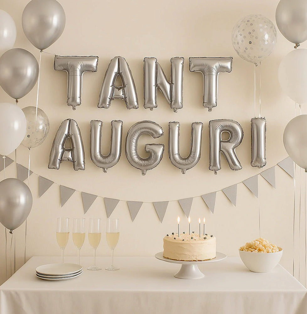 Palloncini "Tanti Auguri" – decorazione feste party - ambraled