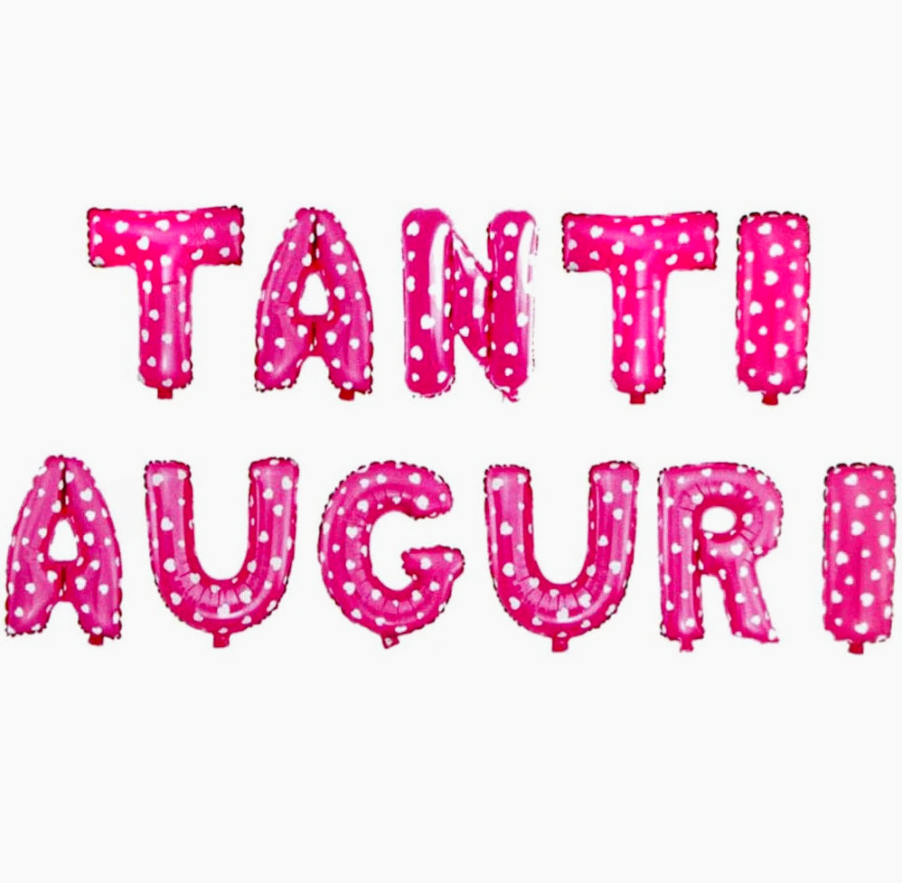 Palloncini "Tanti Auguri" – decorazione feste party - ambraled