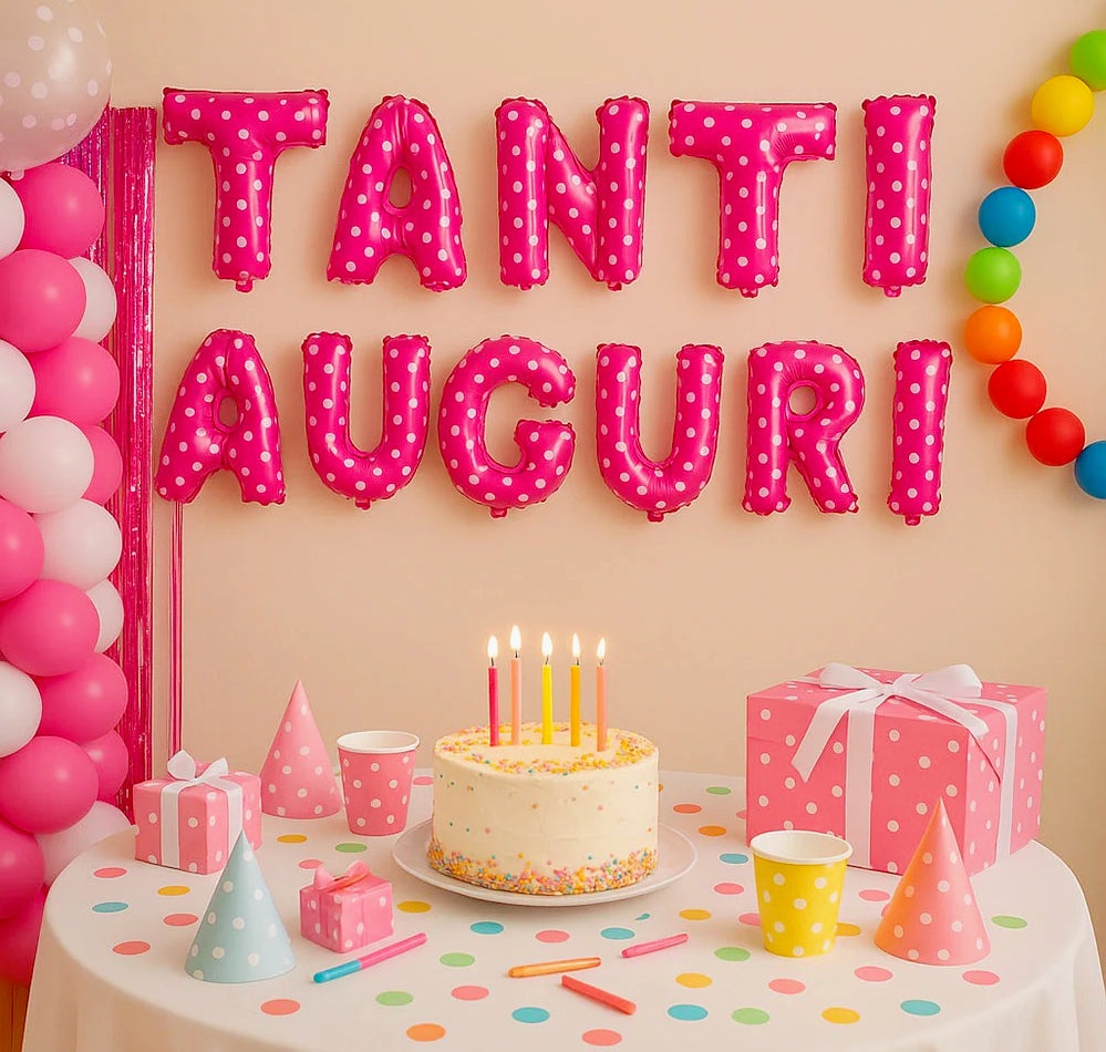 Palloncini "Tanti Auguri" – decorazione feste party - ambraled