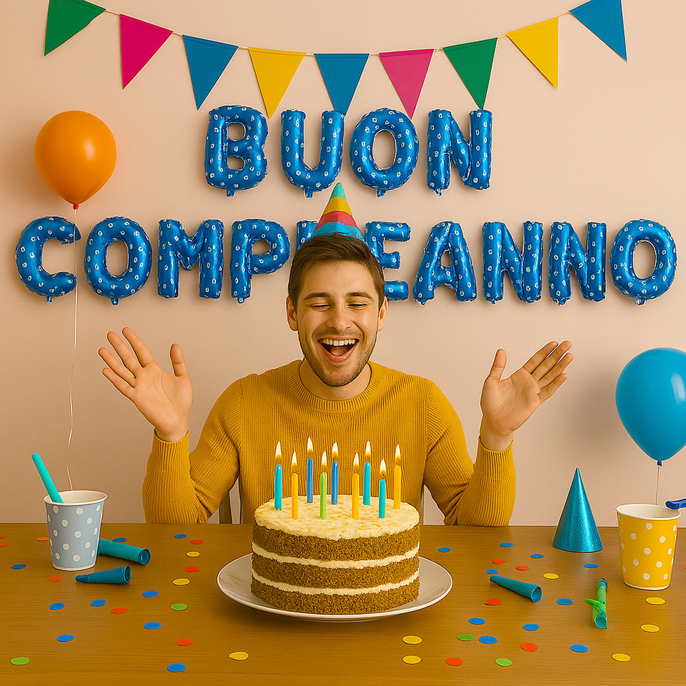 Palloncini "Tanti Auguri" – decorazione feste party - ambraled
