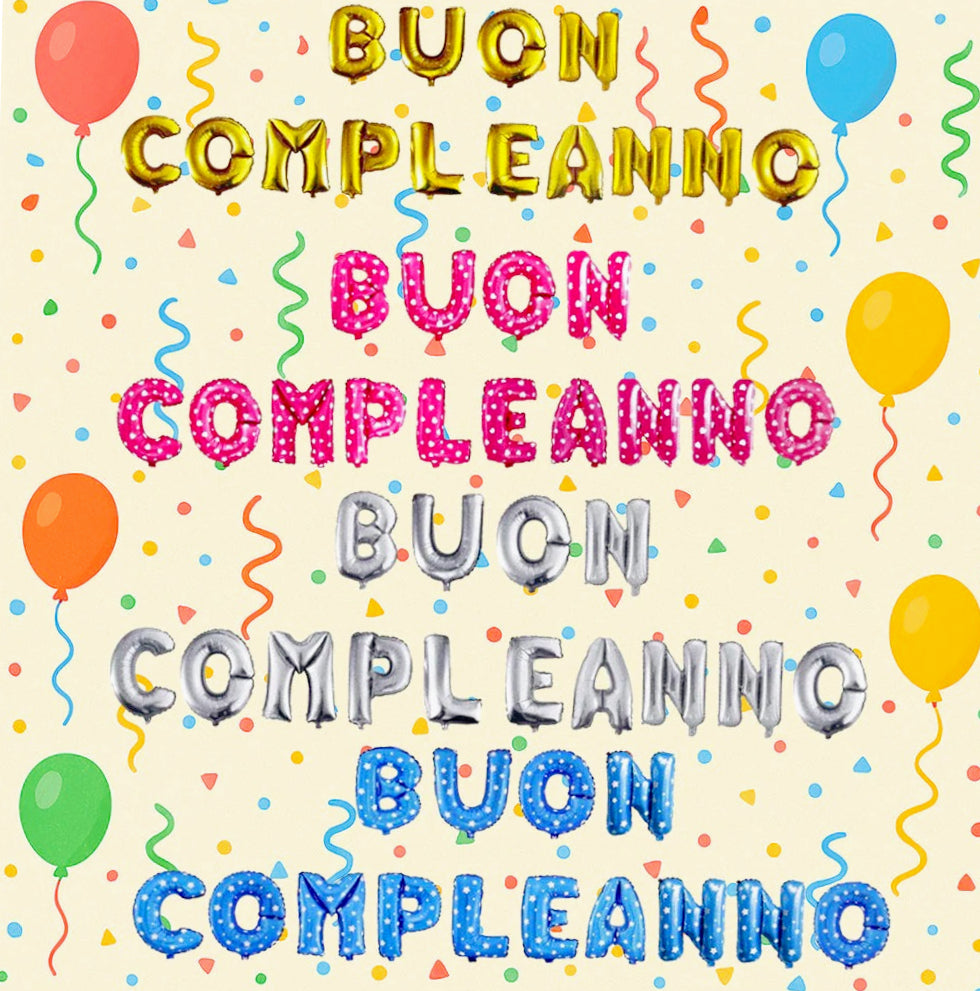 Palloncini "Tanti Auguri" – decorazione feste party - ambraled