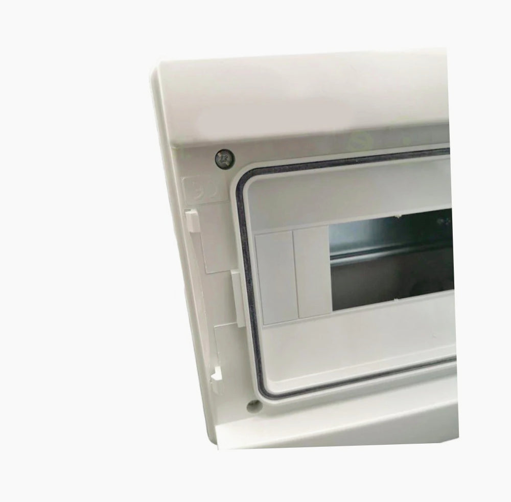 Centralino 8 moduli – IP65 con portello, quadro elettrico a stagno - ambraled