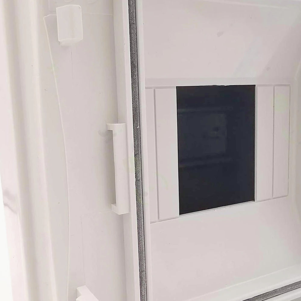 Centralino 4 moduli – IP65 con portello, quadro elettrico a stagno - ambraled