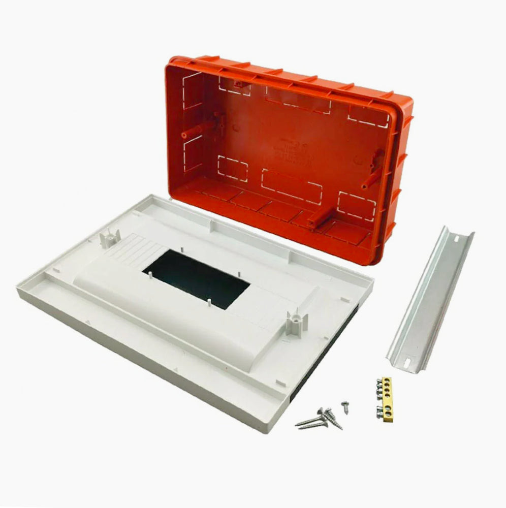 Quadro elettrico DIN 12 moduli – Centralino da incasso con protezione IP40