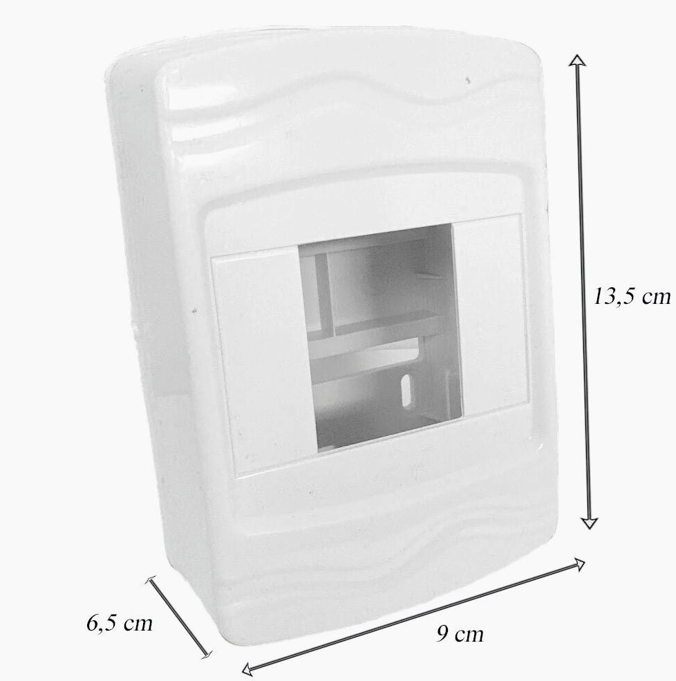 Quadro elettrico DIN 3-4 moduli – Centralino con protezione IP40 - ambraled