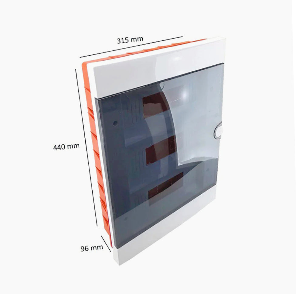 Quadro elettrico DIN 36 moduli – Centralino da incasso 3x12 con protezione IP40 - ambraled