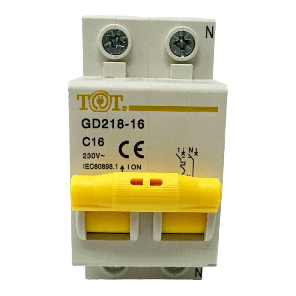 Interruttore magnetotermico 2P+N 6kA – 10-63A per quadro elettrico - ambraled