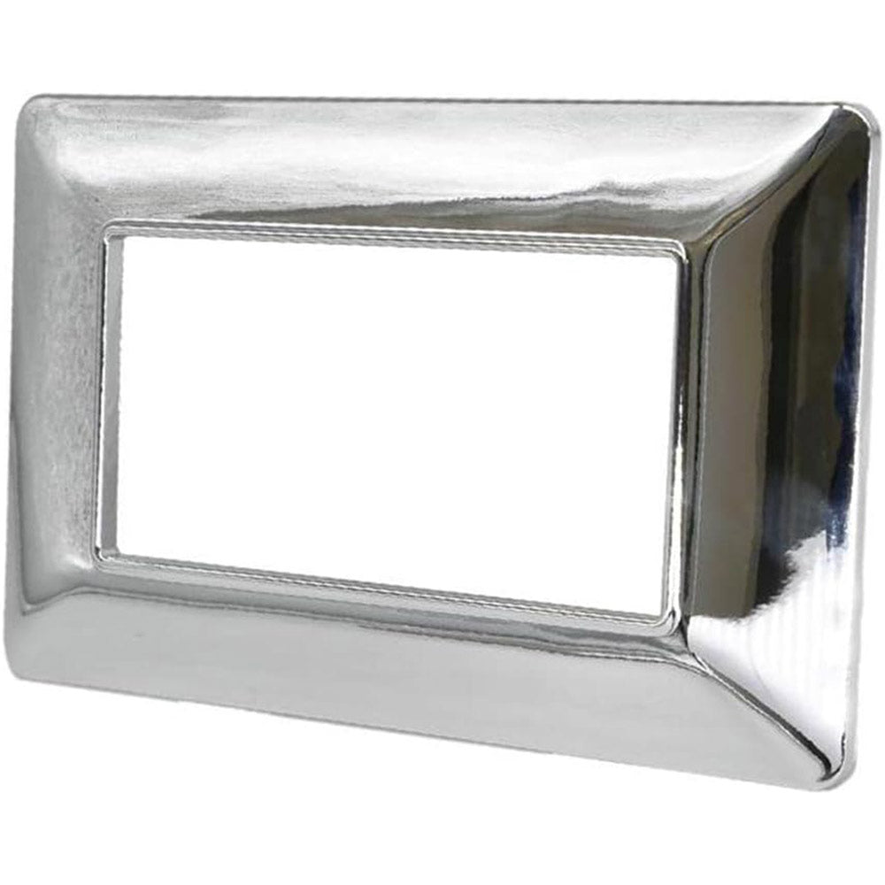 Placchetta 3 4 7 posti argento compatibile con matix cover - ambraled