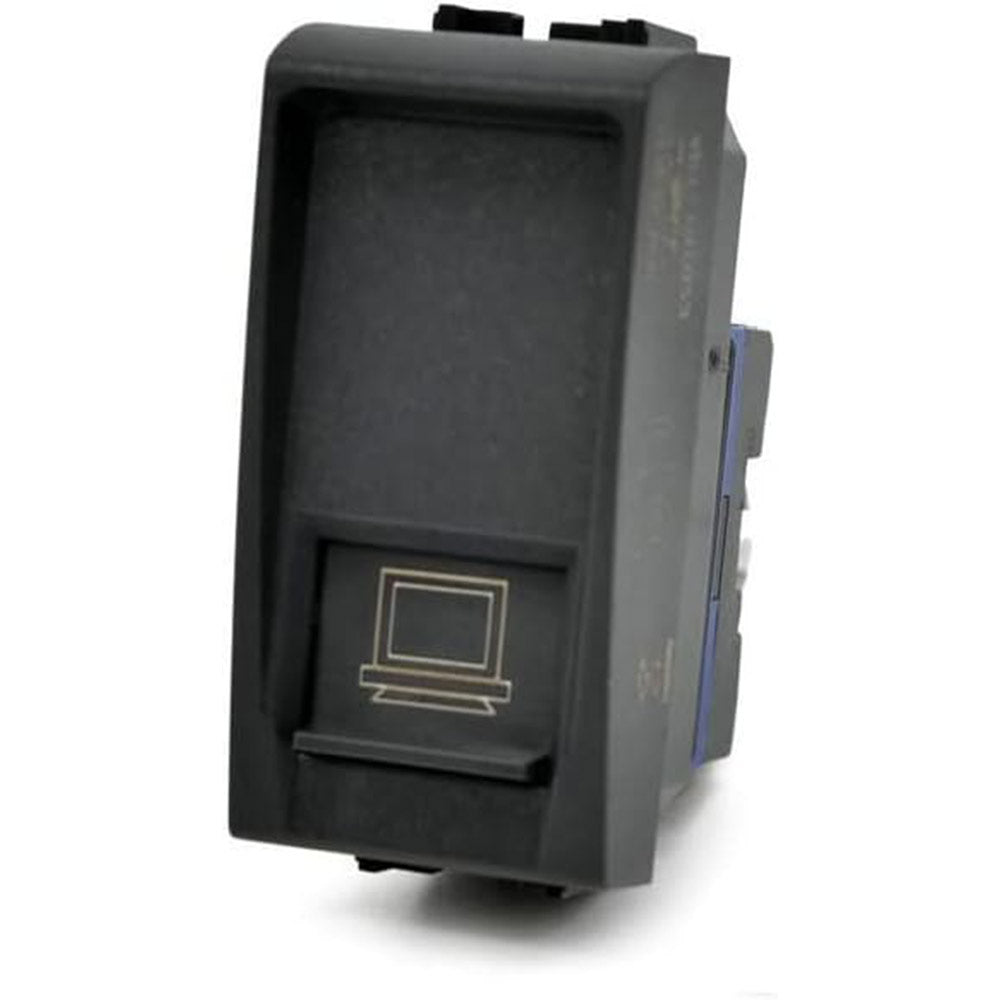 Presa di rete LAN RJ45 8P8C UTP Cat5e – 1 Porta, compatibile con Living Light International Air - ambraled