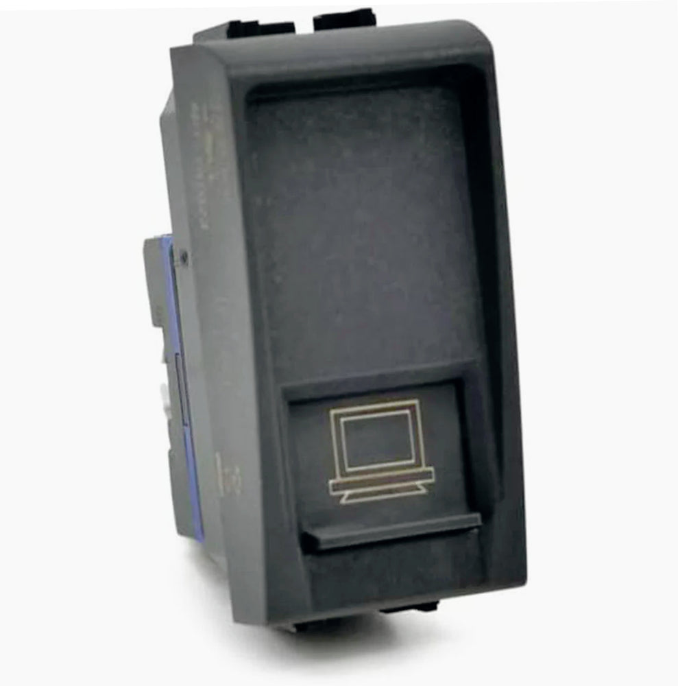 Presa di rete LAN RJ45 8P8C UTP Cat5e – 1 Porta, compatibile con Living Light International Air - ambraled