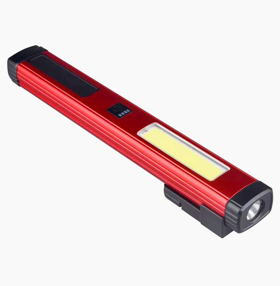 Torcia LED 3in1 – Lampada da lavoro, 3 modalità luce, SOS, Power Bank
