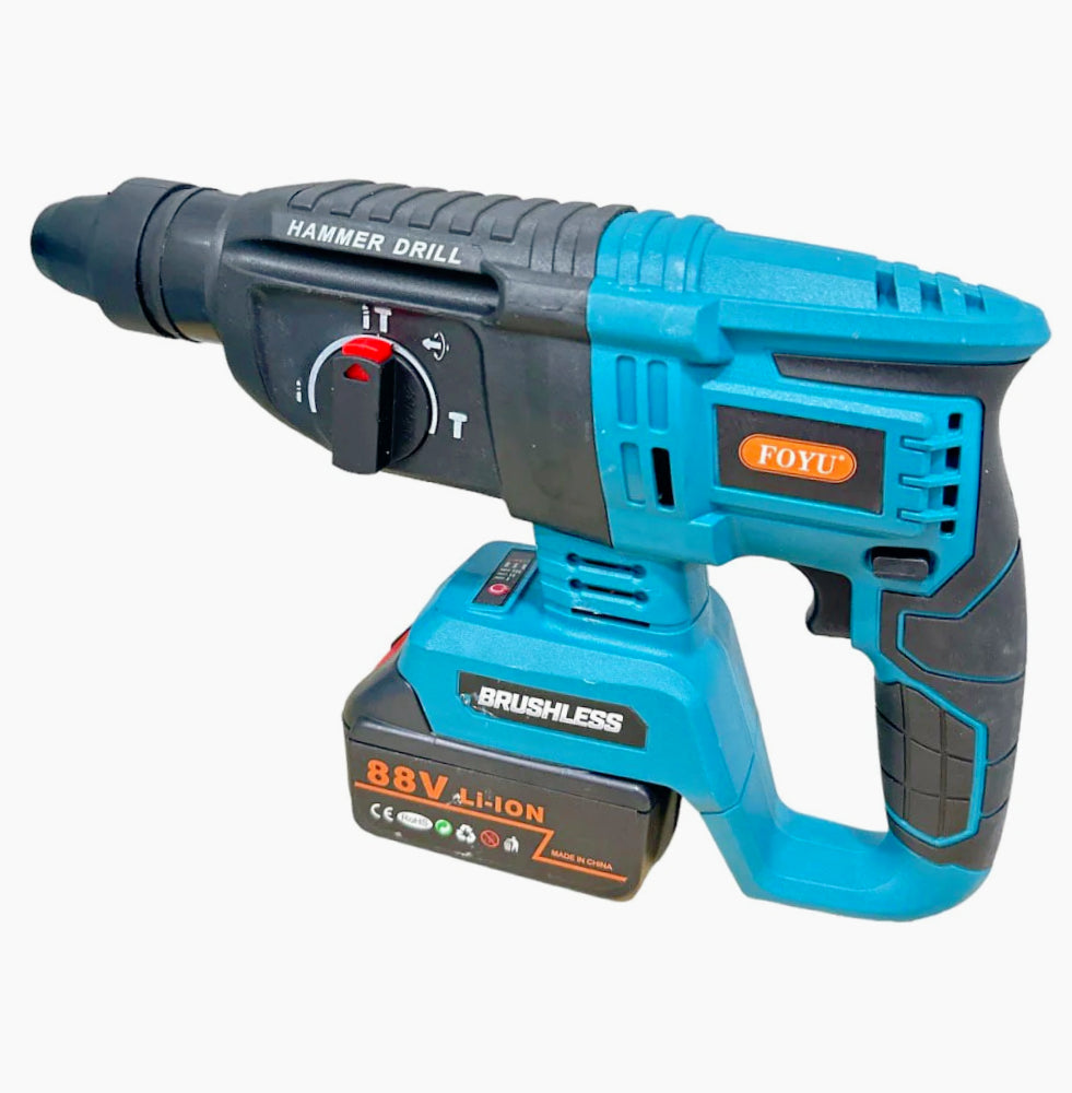 Kit 4in1 tassellatore svita bulloni – trapano flex 2 batterie 88V - ambraled