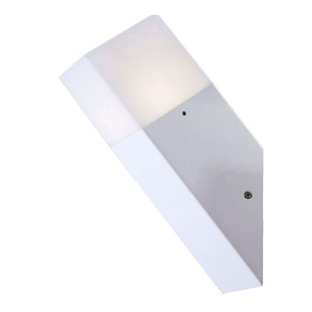 Applique a muro obliqua per esterni – Attacco E27, per balcone e terrazzo, protezione IP44 - ambraled