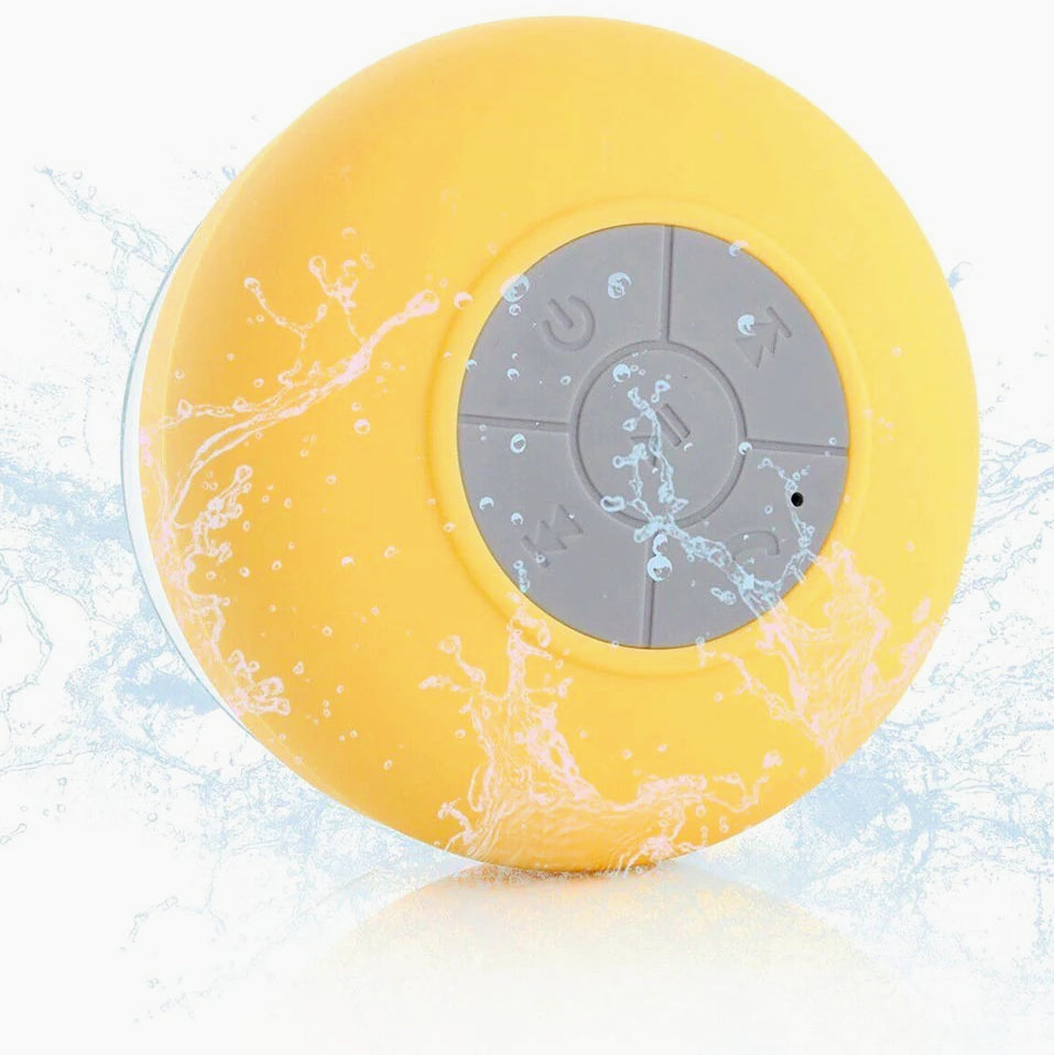 Cassa Bluetooth ricaricabile impermeabile – con microfono e ventosa - ambraled