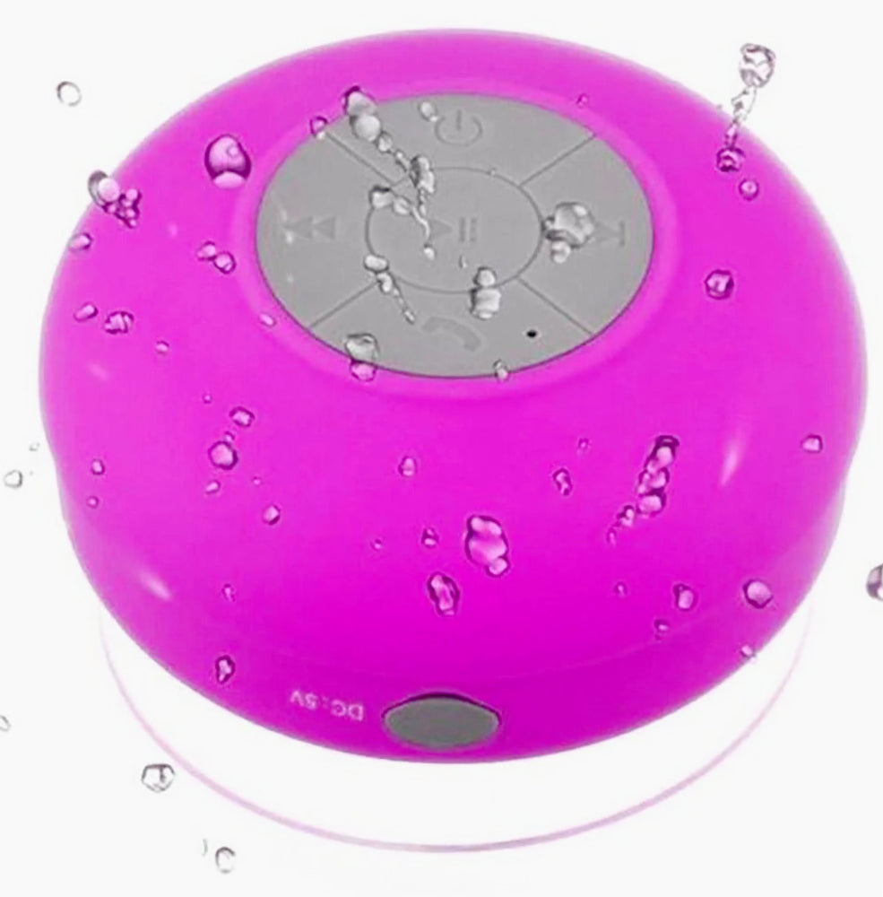 Cassa Bluetooth ricaricabile impermeabile – con microfono e ventosa - ambraled