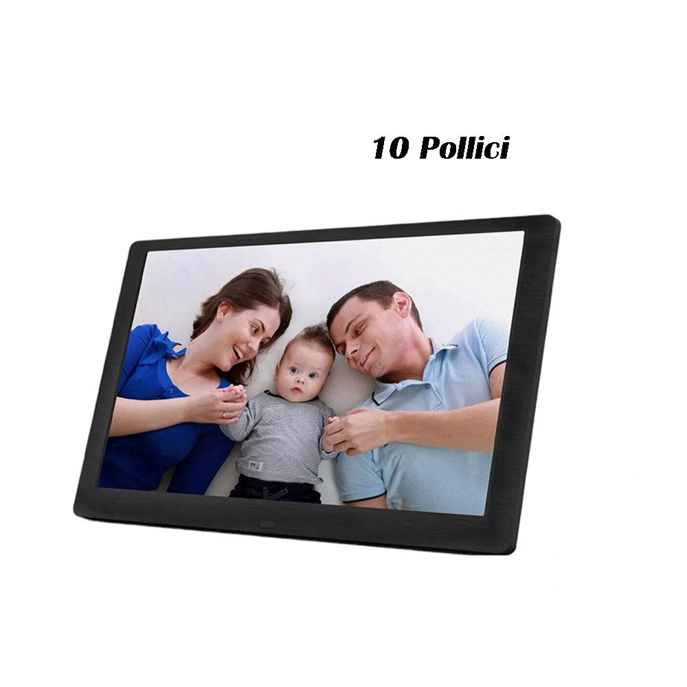 Cornice digitale HD 7”-10” – telecomando, SD/USB e ingresso cuffie - ambraled