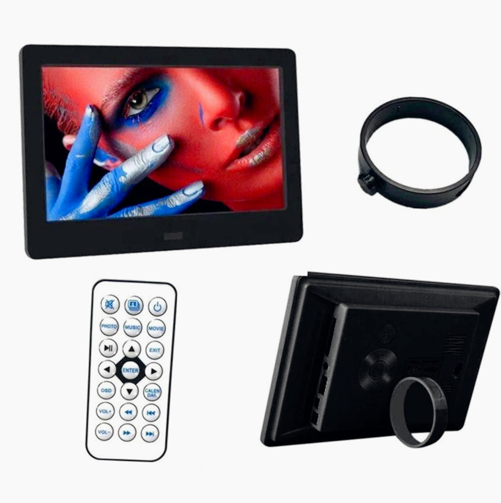 Cornice digitale HD 7”-10” – telecomando, SD/USB e ingresso cuffie - ambraled