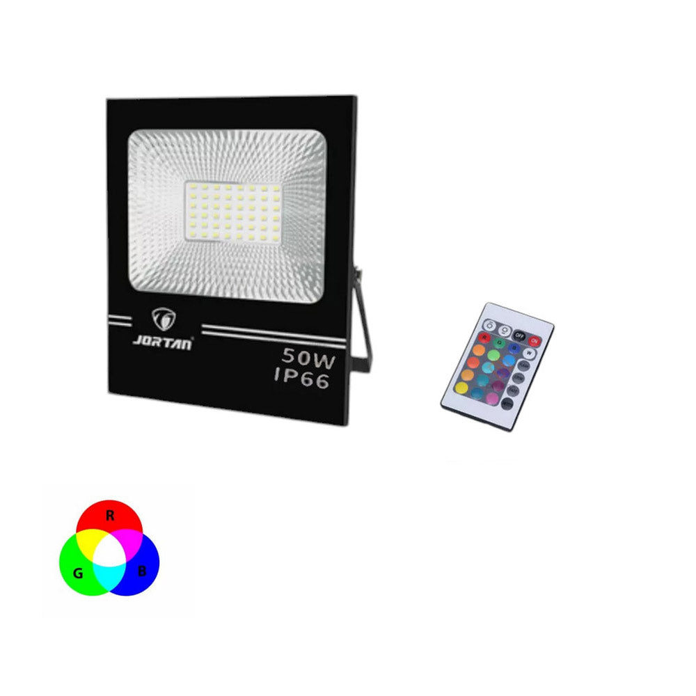 Faro LED RGB 30/50/100W – telecomando interno/esterno - ambraled