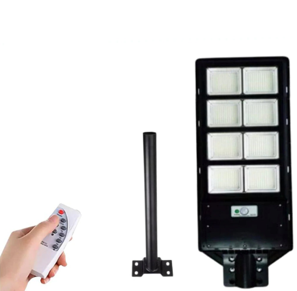 Faro LED solare 1500W – pannello crepuscolare IP65 - ambraled