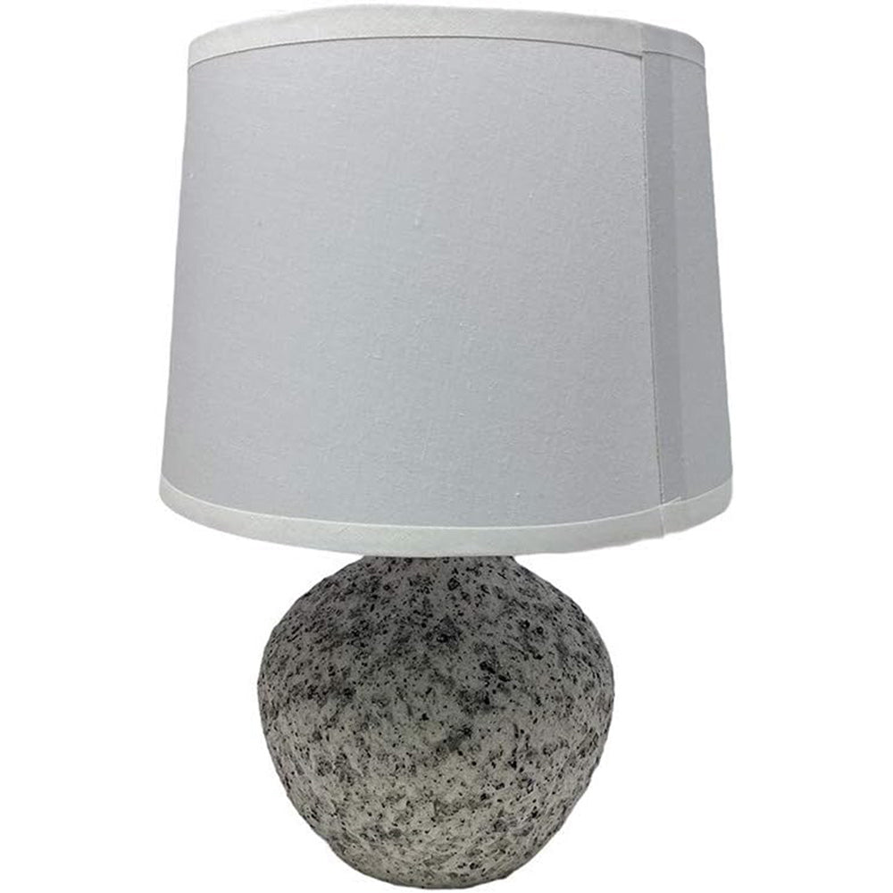 Lume in ceramica – lumetto comodino base marmo E14 - ambraled