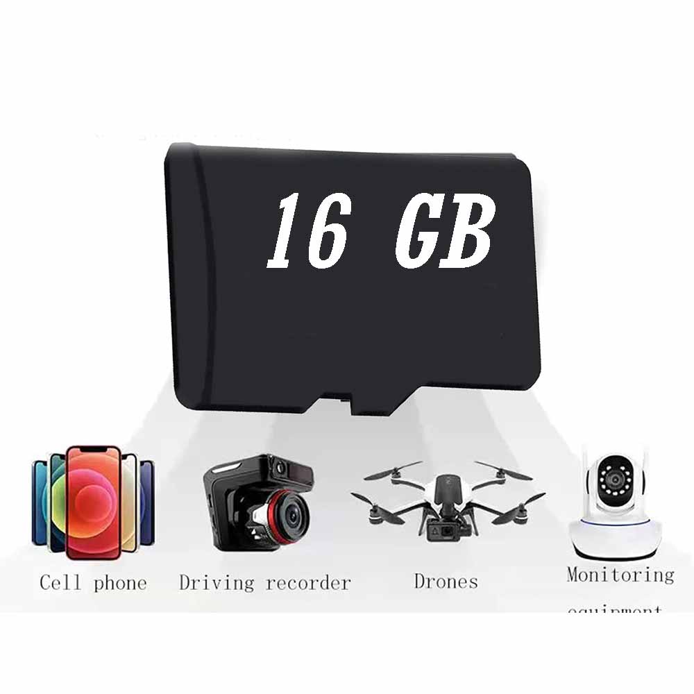 MicroSD con adattatore – 8/16/32/64/128GB memoria - ambraled