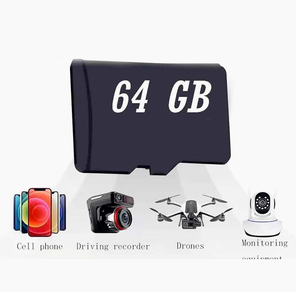 MicroSD con adattatore – 8/16/32/64/128GB memoria - ambraled