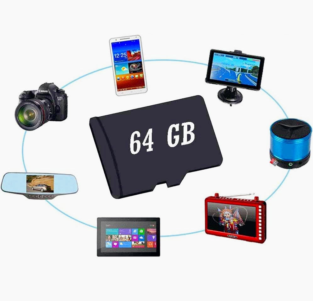 MicroSD con adattatore – 8/16/32/64/128GB memoria - ambraled