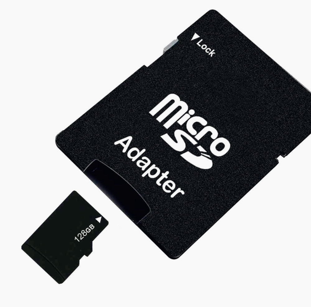 MicroSD con adattatore – 8/16/32/64/128GB memoria - ambraled