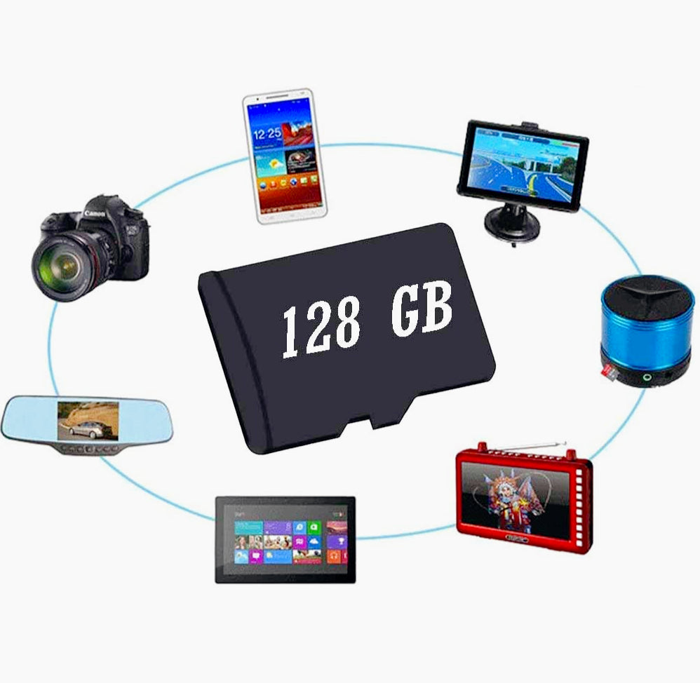 MicroSD con adattatore – 8/16/32/64/128GB memoria - ambraled