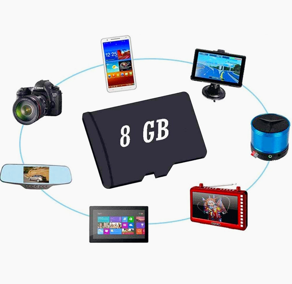 MicroSD con adattatore – 8/16/32/64/128GB memoria - ambraled