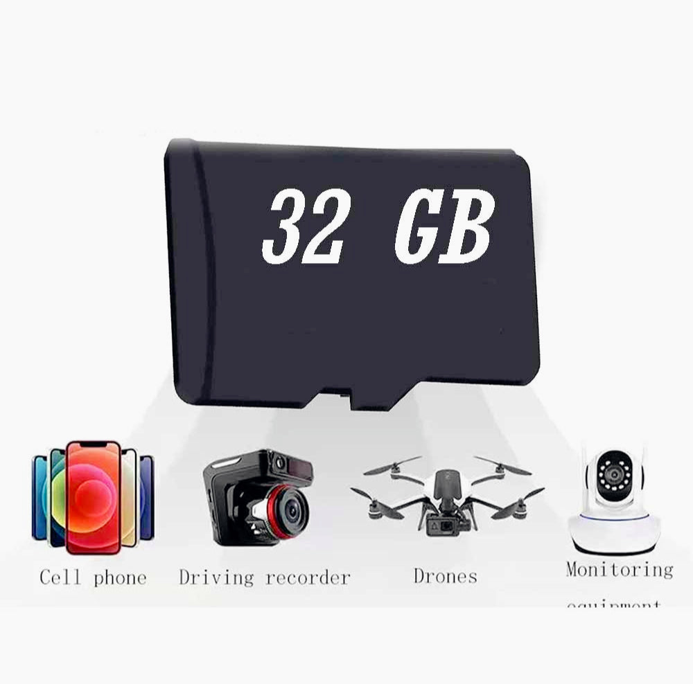 MicroSD con adattatore – 8/16/32/64/128GB memoria - ambraled