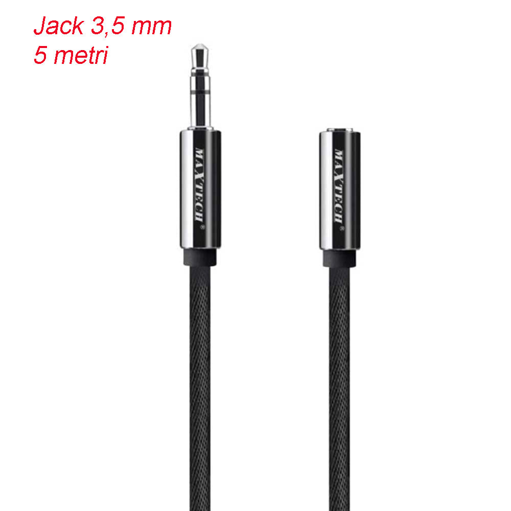 Cavo audio jack 3.5mm – maschio/femmina, prolunga AUX 1.5m/3m/5m - ambraled